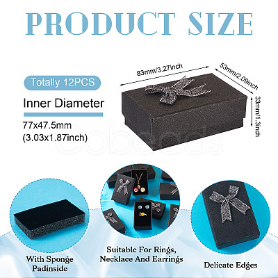 Cardboard Glitter Powder Jewelry Set Packaging Boxes CON-TAC0008-08F-1