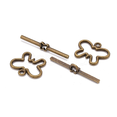 Tibetan Style Alloy Toggle Clasps MLF5111Y-NF-1