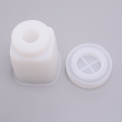 Cuboid Storage Box Bottle Container Silicone Molds DIY-WH0175-44-1