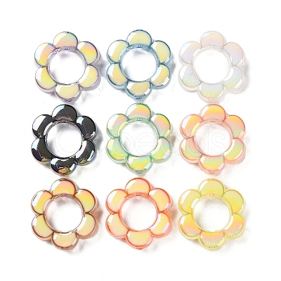 Opaque Acrylic with Enamel Beads X-MACR-D029-02-1