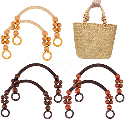 Wood Beads Bag Handles FIND-BBC0001-75A-1