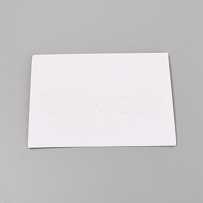 Rectangle Word Pattern Paper Cards DIY-WH0218-39-1