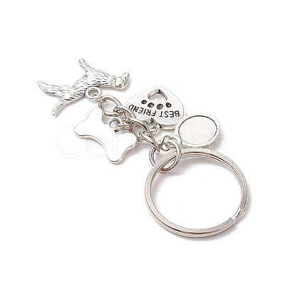 2Pcs Alloy Keychains KEYC-JKC01191-1