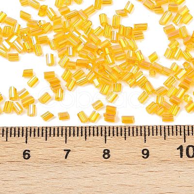 Two Cut Glass Seed Beads CSDB162C-1
