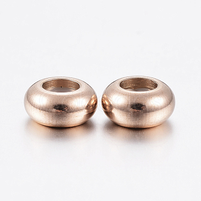 202 Stainless Steel Beads STAS-F148-6mm-07RG-1