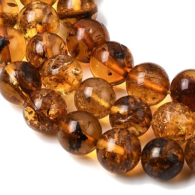 Natural Amber Beads Strands G-K376-H02-01-1