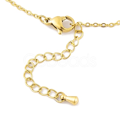 Ion Plating(IP) 304 Stainless Steel Anklets AJEW-H148-09G-02-1