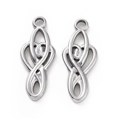 Non-Tarnish 304 Stainless Steel Pendants STAS-C003-13P-1