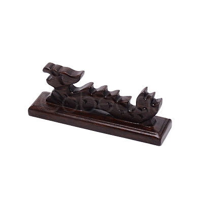 Dragon Wood Brush Holder AJEW-WH0029-02-1