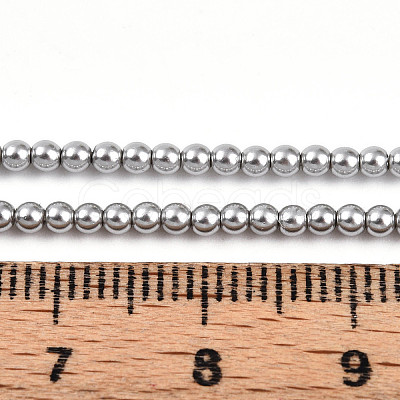 Baking Paint Pearlized Glass Pearl Bead Strands HY-N002-2mm-A03-1