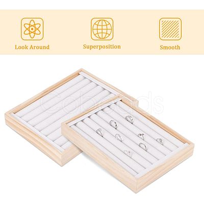Wood Ring Display Boards RDIS-WH0009-008A-1