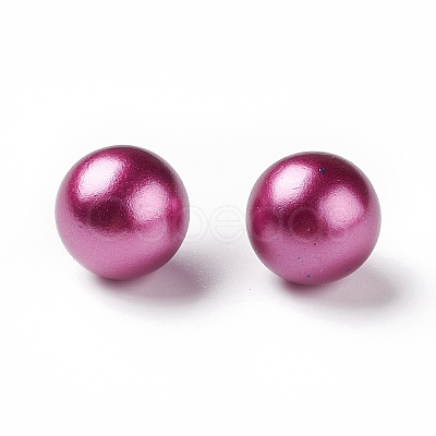 Imitation Pearl Acrylic Beads OACR-S011-10mm-ZM-1