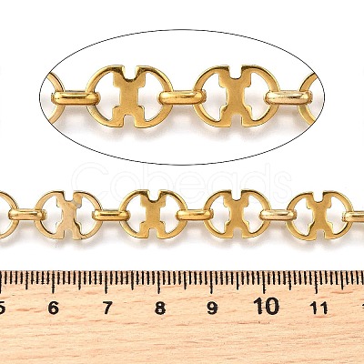 Ion Plating(IP) 304 Stainless Steel Oval Link Chains CHS-S012-24G-1
