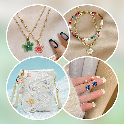 10 Sets Alloy Enamel Charms FIND-PH0020-73-1