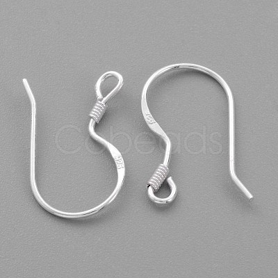 Sterling Silver Earring Hooks STER-G011-15-1
