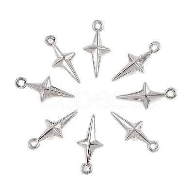 SHEGRACE Brass Star Charms XGR0167P-104P-1