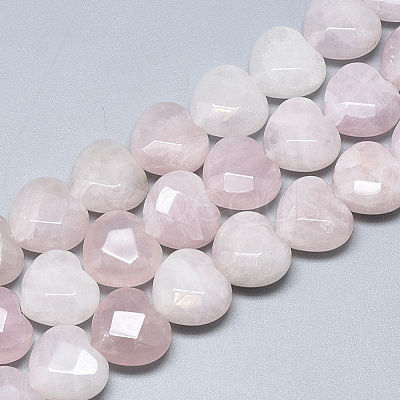 Natural Rose Quartz Beads Strands X-G-S357-E02-07-1