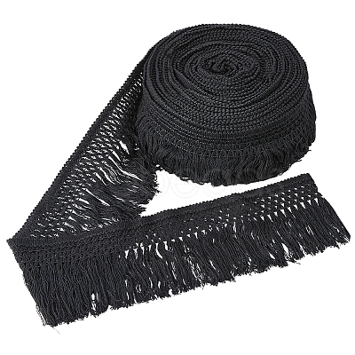 Cotton Cord Tassel Ribbon OCOR-WH0078-487A-01-1