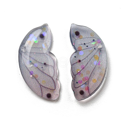 Transparent Epoxy Resin Pendants CRES-A053-07-1