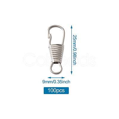 Iron Keychain Clasp Findings IFIN-TAC0002-11P-1