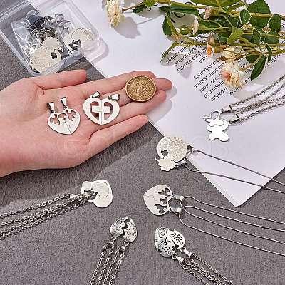 DIY The Lord's Prayer Necklace Making Kit DIY-SZ0009-41-1