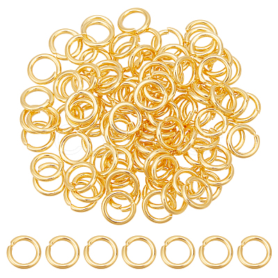 100Pcs 304 Stainless Steel Open Jump Rings STAS-LP0001-38G-04-1