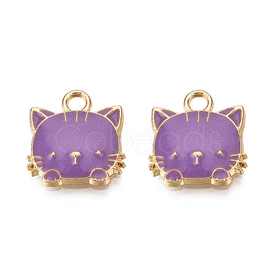 Eco-Friendly Zinc Alloy Pendants LS-ENAM-R051-01-07G-NR-1