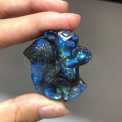 Dyed Natural Labradorite Carved Display Decorations PW-WG38302-05-1