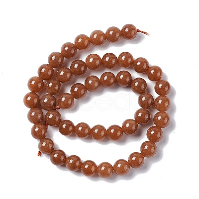 Natural White Jade Beads Strands G-I334-05B-1