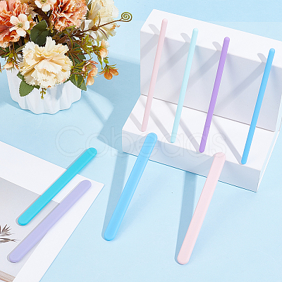 4Pcs 4 Colors Silicone Stirring Rods EPOX-DR0001-01B-1