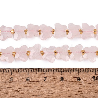Natural Rose Quartz Beads Strands G-N371-10A-07-1
