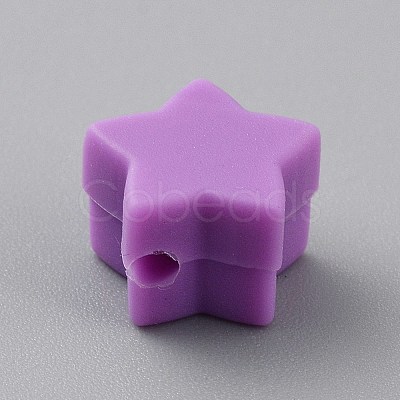 Star Silicone Focal Beads LS-SIL-TAC0008-08L-1