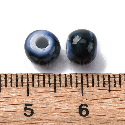 Bright Glazed Porcelain Beads PORC-D300-A20-1