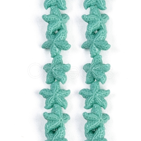 Synthetic Coral Dyed Carved Beads Strands CORA-K009-06A-05-1