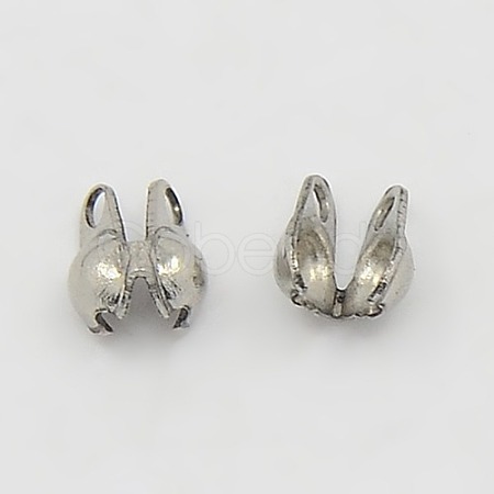 Tarnish Resistant 304 Stainless Steel Bead Tips STAS-Q002-1-1