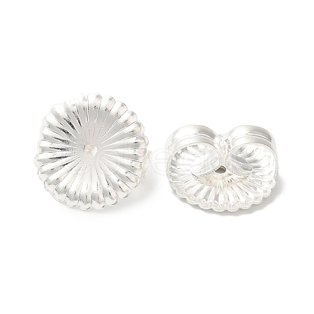 Brass Earring Nuts KK-K383-25A-S-1