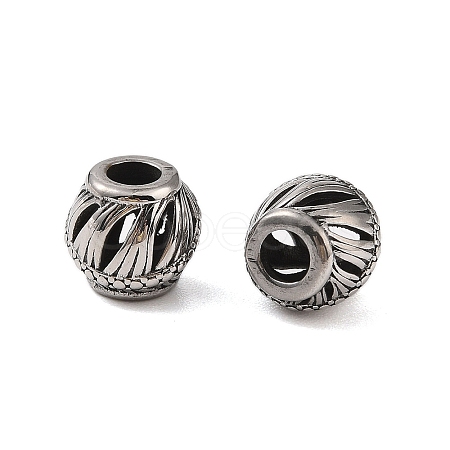 304 Stainless Steel European Beads STAS-N106-01AS-1