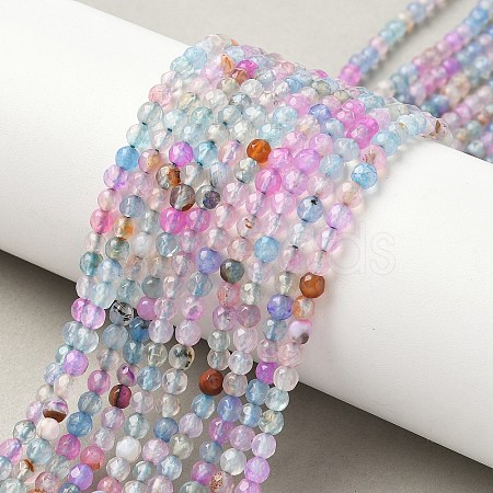 Natural Agate Beads Strands G-E469-12V-1