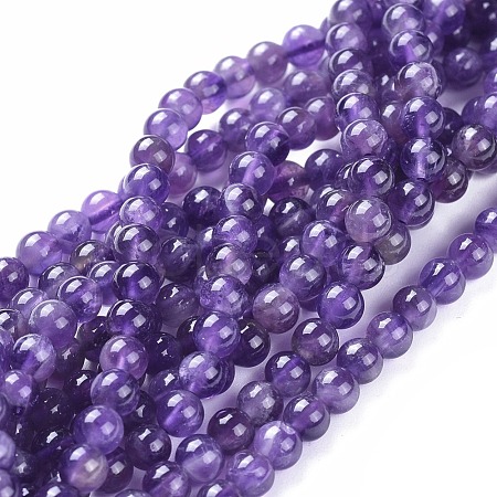 Natural Amethyst Beads Strands G-I256-02C-1