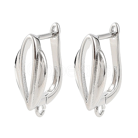 SHEGRACE Brass Hoop Earring Findings XGRQ79455-939P-1