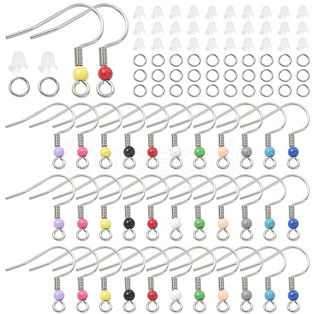 50Pcs 304 Stainless Steel Earring Hooks STAS-YW0001-81-1