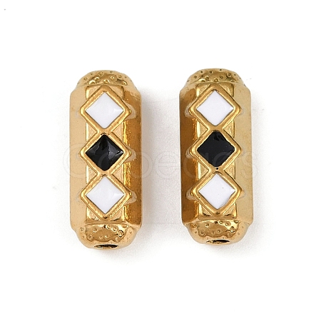 304 Stainless Steel Enamel Beads STAS-Z140-04G-01-1