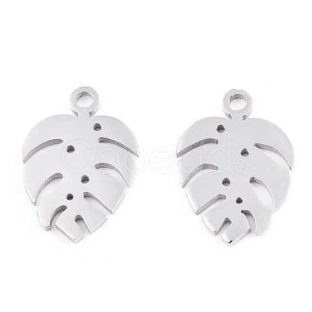 Non-Tarnish 304 Stainless Steel Charms STAS-S107-05P-1