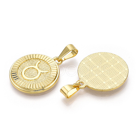 Brass Pendants KK-T070-01G-12-1