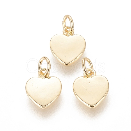 Brass Charms X-KK-F811-03G-1