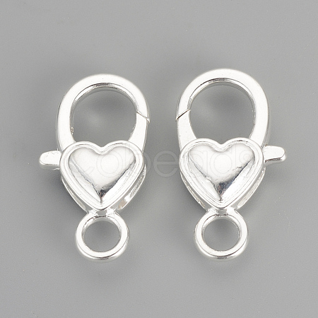 Alloy Lobster Claw Clasps PALLOY-R070-12S-1