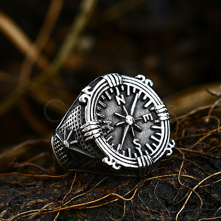 304 Stainless Steel Finger Rings for Men FS-WG78993-12-1