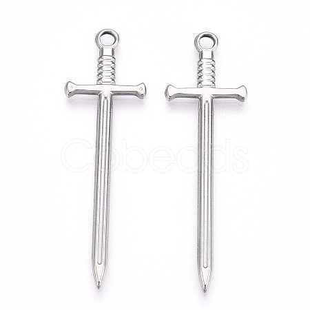 Non-Tarnish 304 Stainless Steel Pendants X-STAS-N098-135P-1