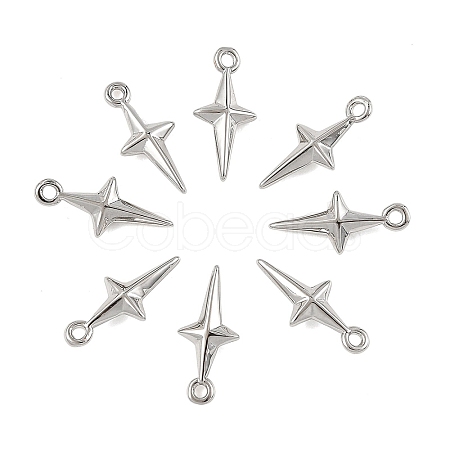 SHEGRACE Brass Star Charms XGR0167P-104P-1