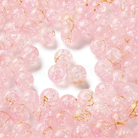 Transparent Crackle Acrylic Beads LS-DACR-D300-01C-10mm-1